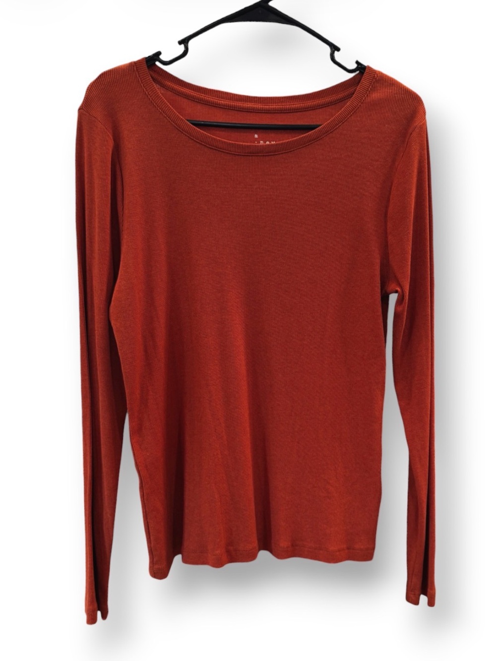 a new day Long Sleeve - Rust Orange